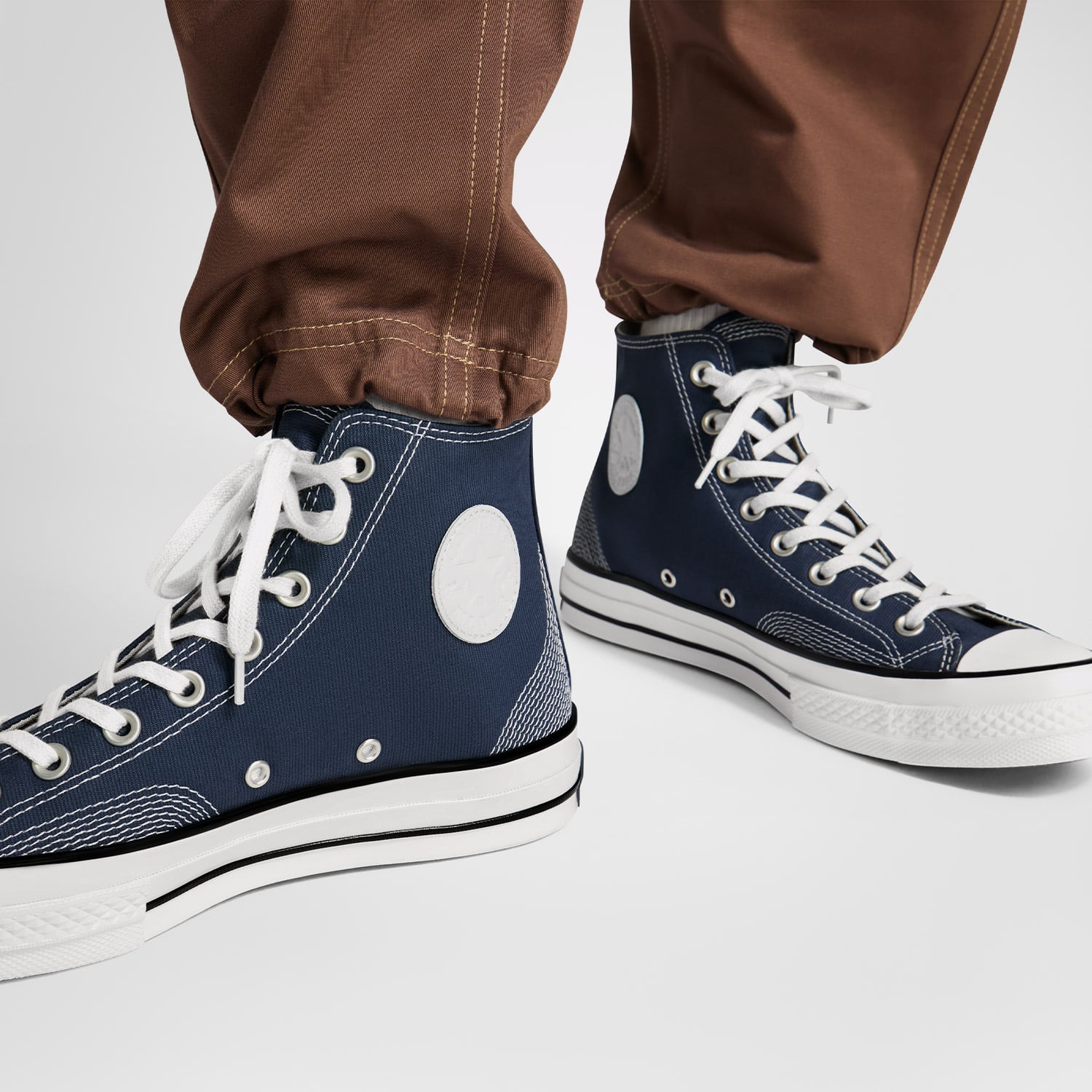 Converse Converse Mavi Chuck 70 Multi-Stitch Unisex Lacivert Sneaker | FashFed Mavi - 5. görsel