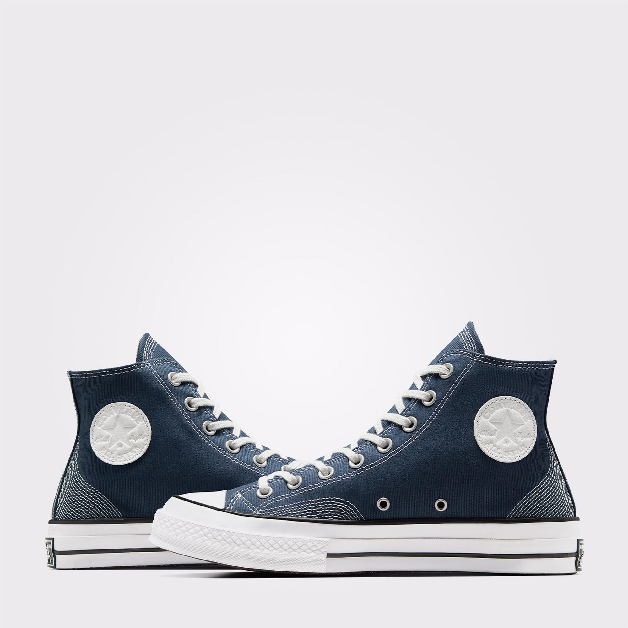 Converse Chuck 70 Multi-Stitch Unisex Lacivert Sneaker