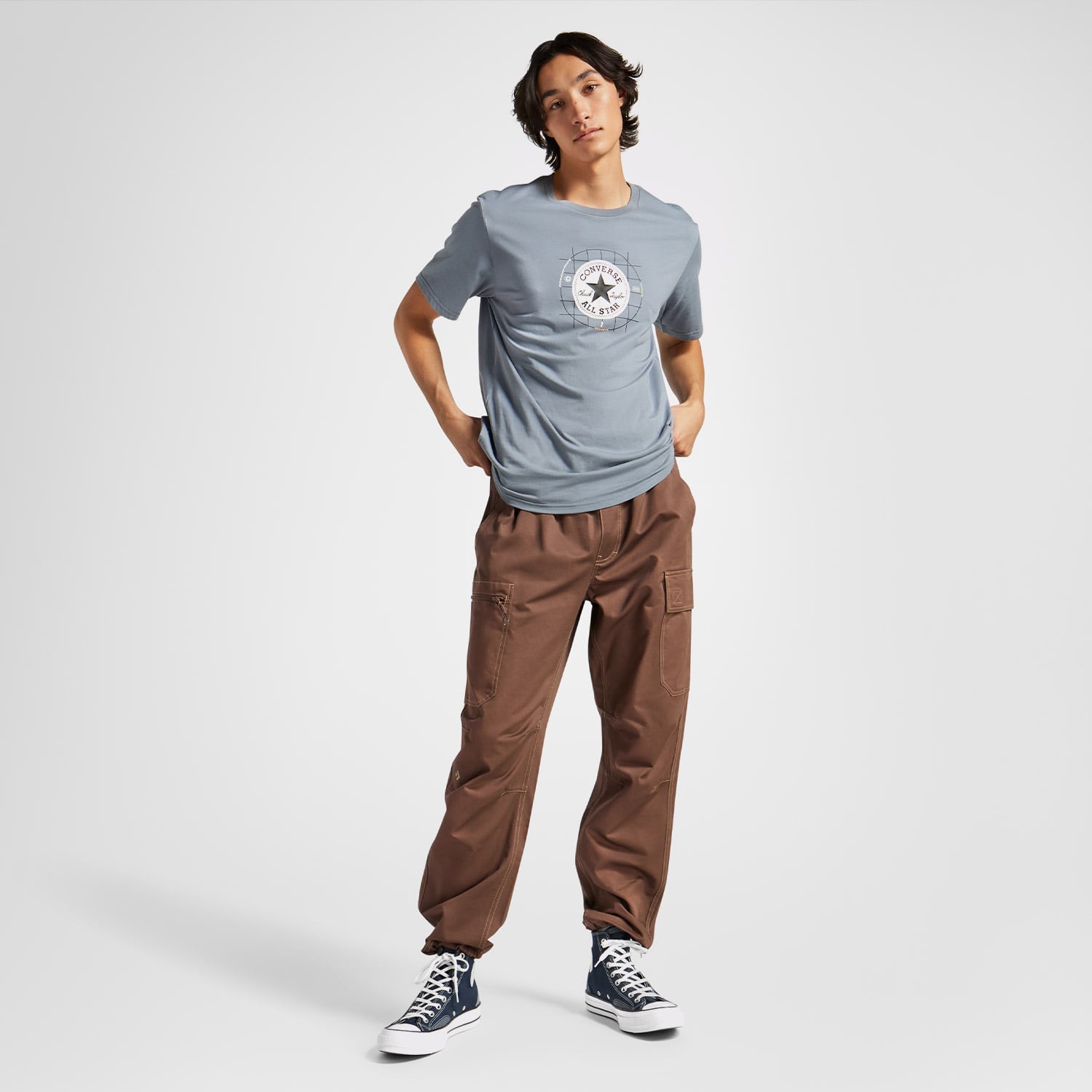 Converse Converse Mavi Chuck 70 Multi-Stitch Unisex Lacivert Sneaker | FashFed Mavi - 3. görsel