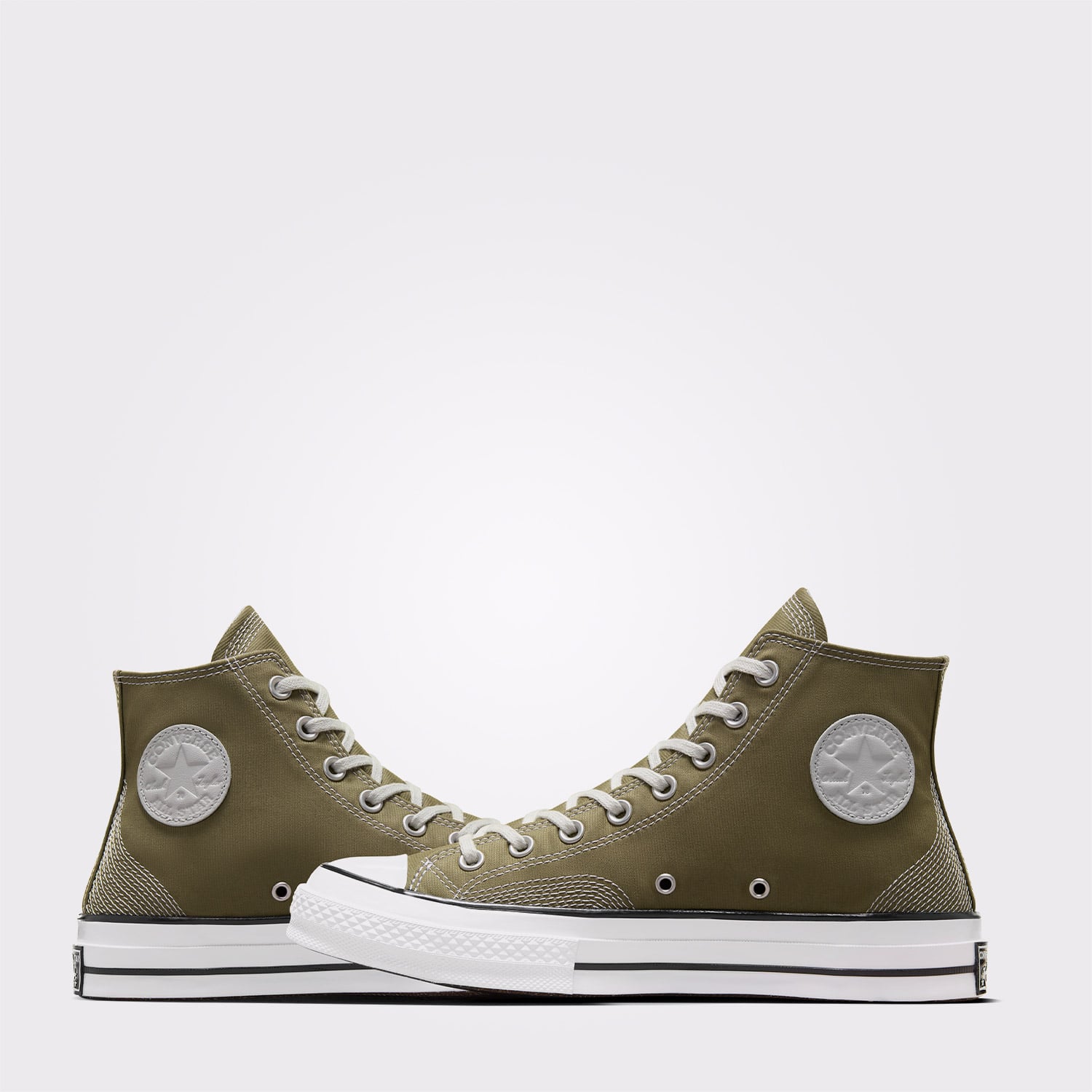 Converse Converse Yeşil Chuck 70 Multi-Stitch Unisex Haki Sneaker | FashFed Yeşil - 6. görsel