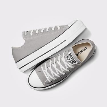  Converse Chuck Taylor All Star Lift Unisex Gri Platform Sneaker