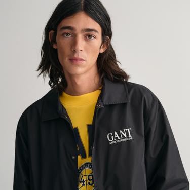  GANT Erkek Siyah Relaxed Fit Logolu Ceket