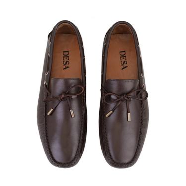  Damien Kahve Erkek Deri Loafer