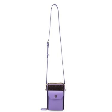  Adale Mor Kadın Monogram Telefon Çantası