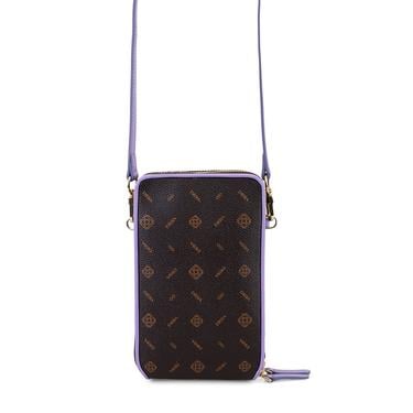  Adale Mor Kadın Monogram Telefon Çantası