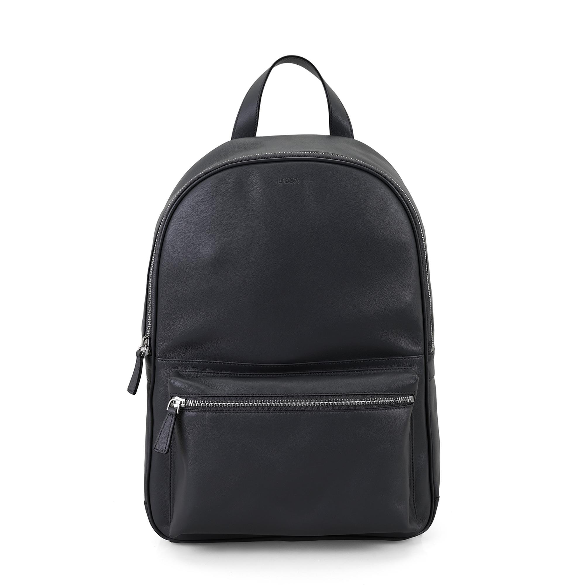 Nathan Gri Deri Sırt Çantası