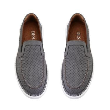  Lucas Gri Erkek Deri Günlük Ayakkabı