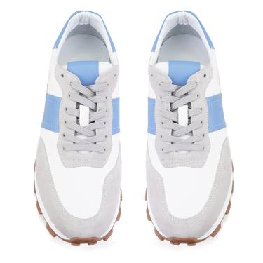  Joshua Gri Erkek Süet Deri Spor Ayakkabı