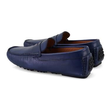  Dareau Lacivert Erkek Deri Loafer
