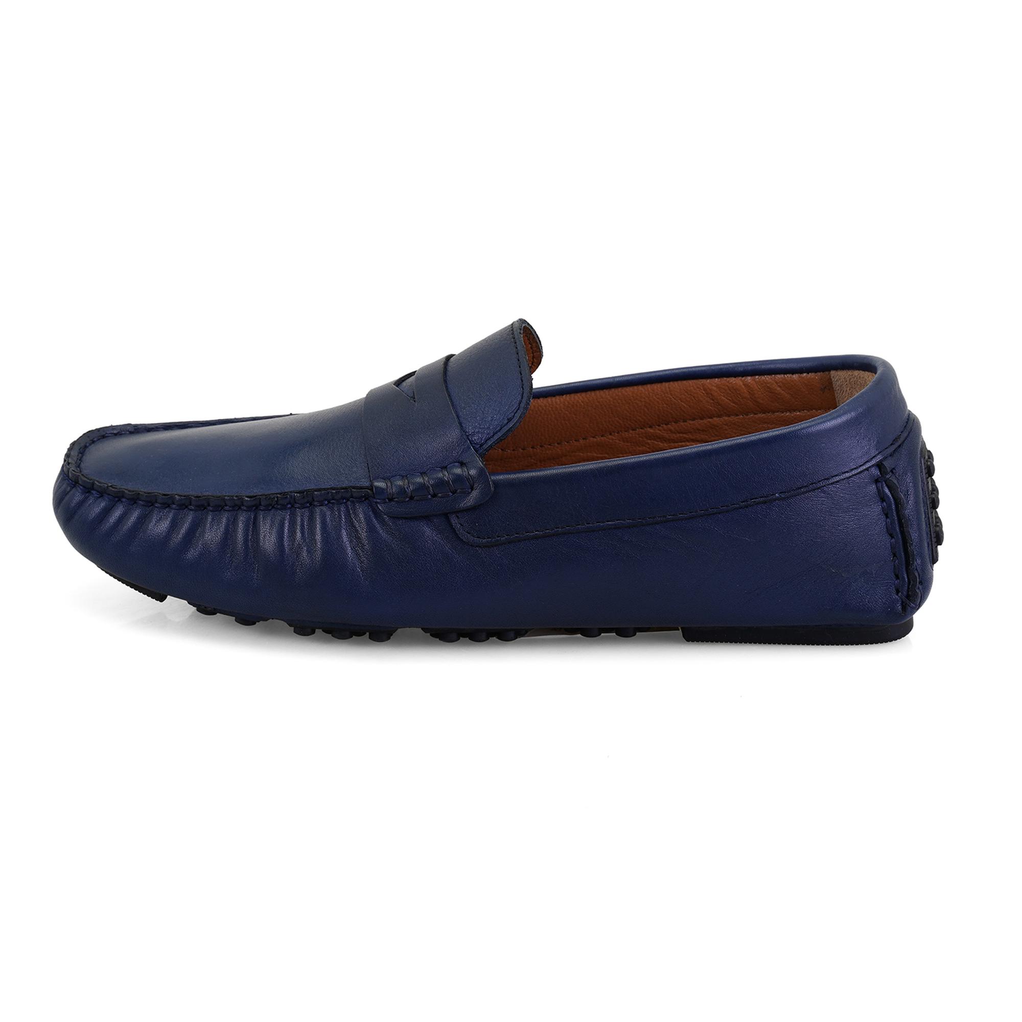 Dareau Lacivert Erkek Deri Loafer