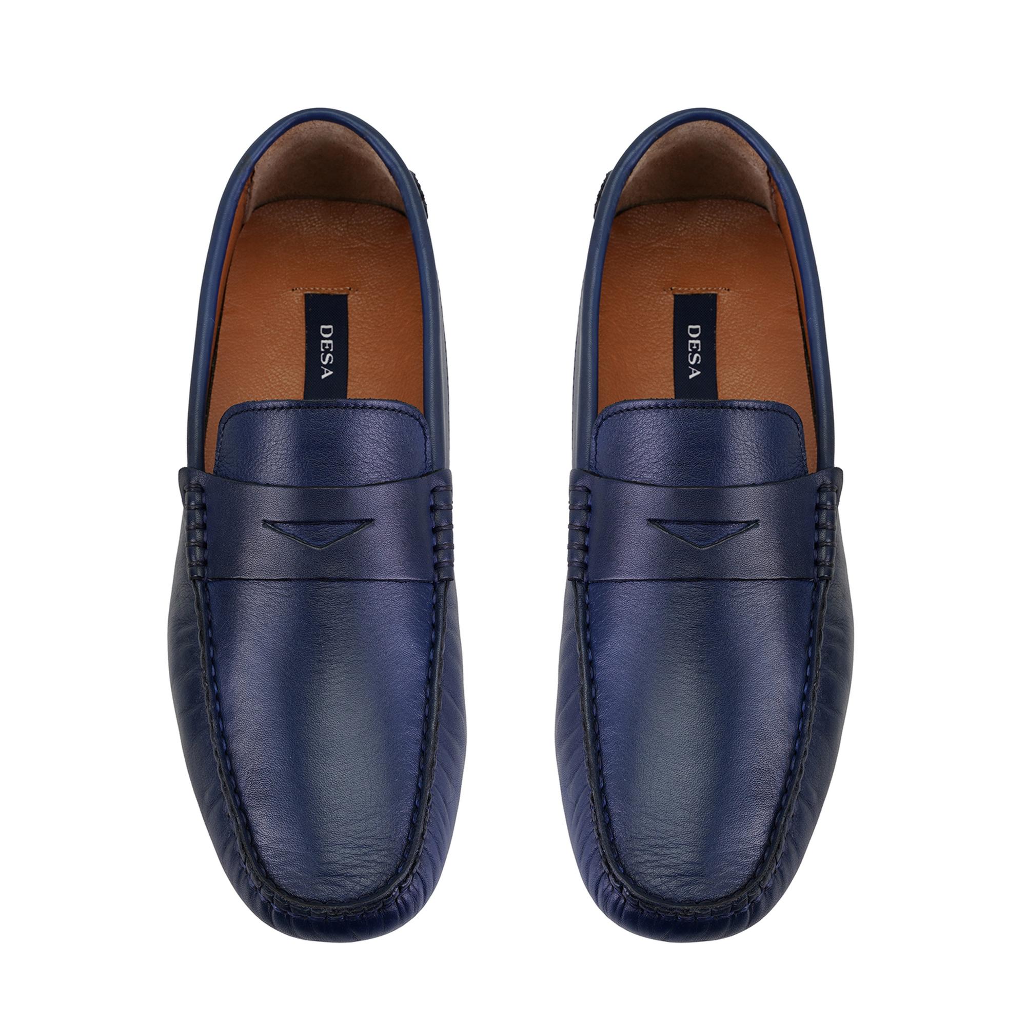Dareau Lacivert Erkek Deri Loafer