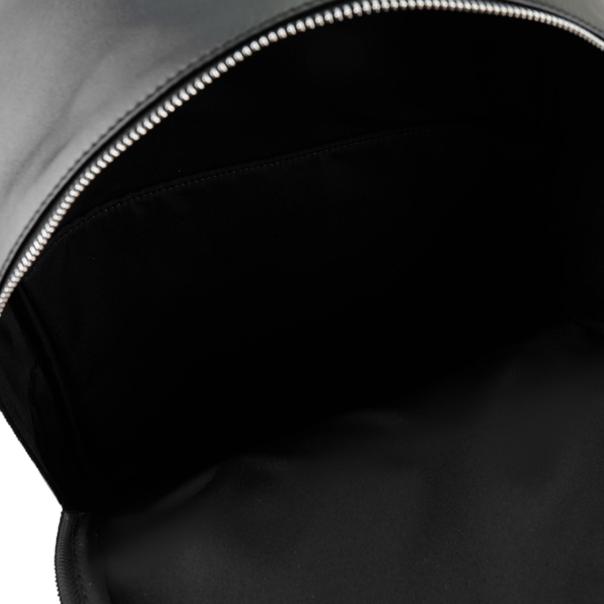 Nathan Siyah Deri Sırt Çantası