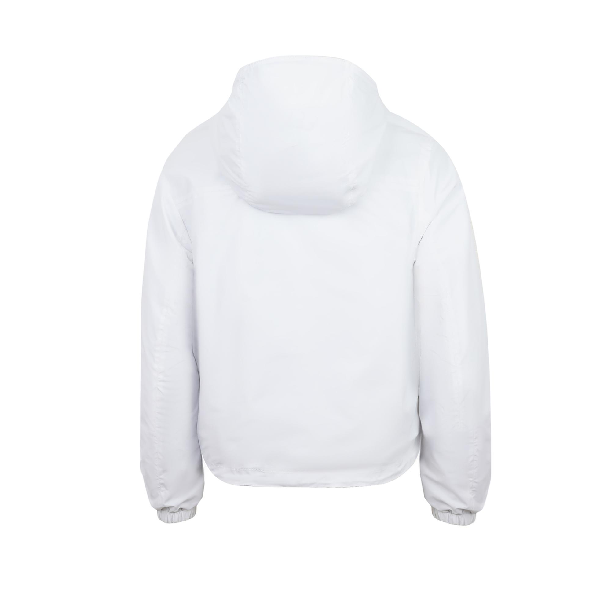 Alette Beyaz Kadın Çift Taraflı Bomber Deri Ceket