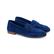 Kadın Mavi Süet Deri Loafer
