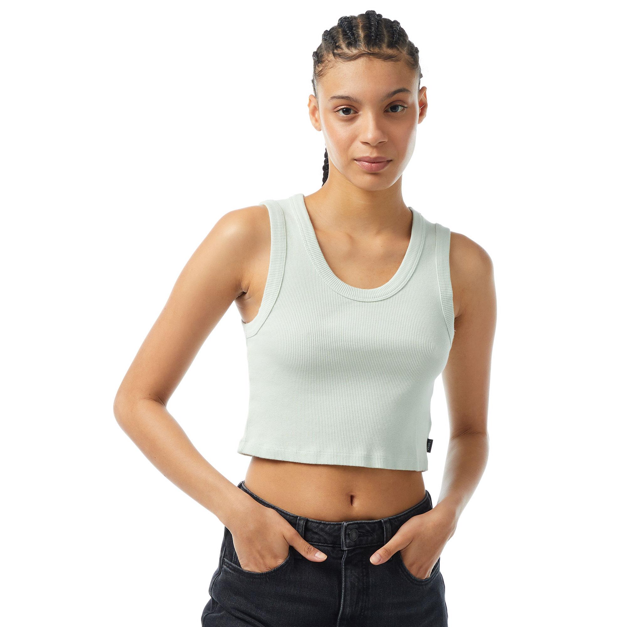 Vans Drew Rib Tank Kadın Yeşil T-Shirt