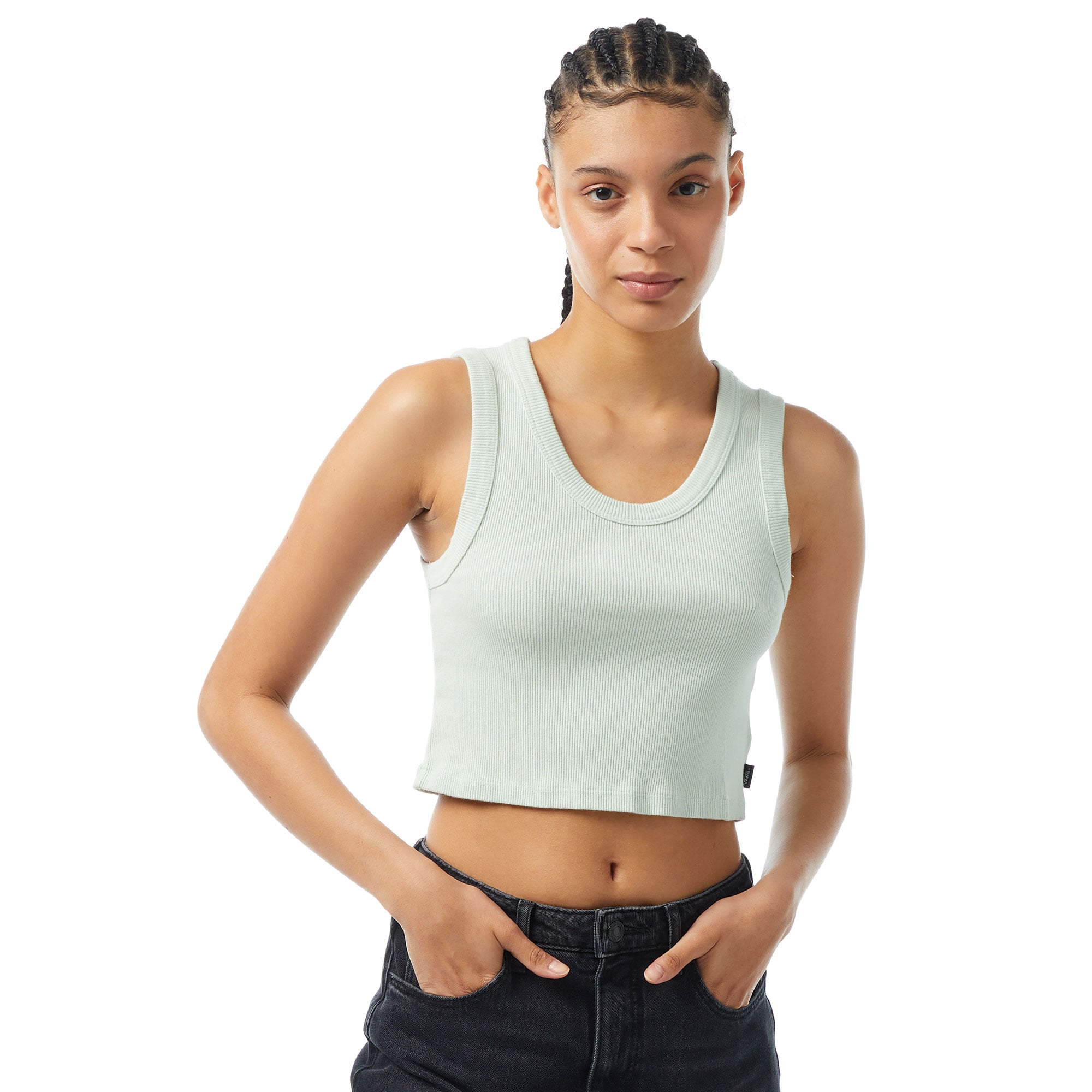  Vans Drew Rib Tank Kadın Yeşil T-Shirt