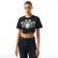 Vans Growing ideas Crew Crop ii Kadın Siyah T-Shirt