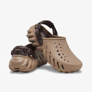  Crocs Echo Unisex Kahverengi Terlik