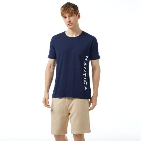 Nautica Erkek Lacivert Standart Fit T-Shirt