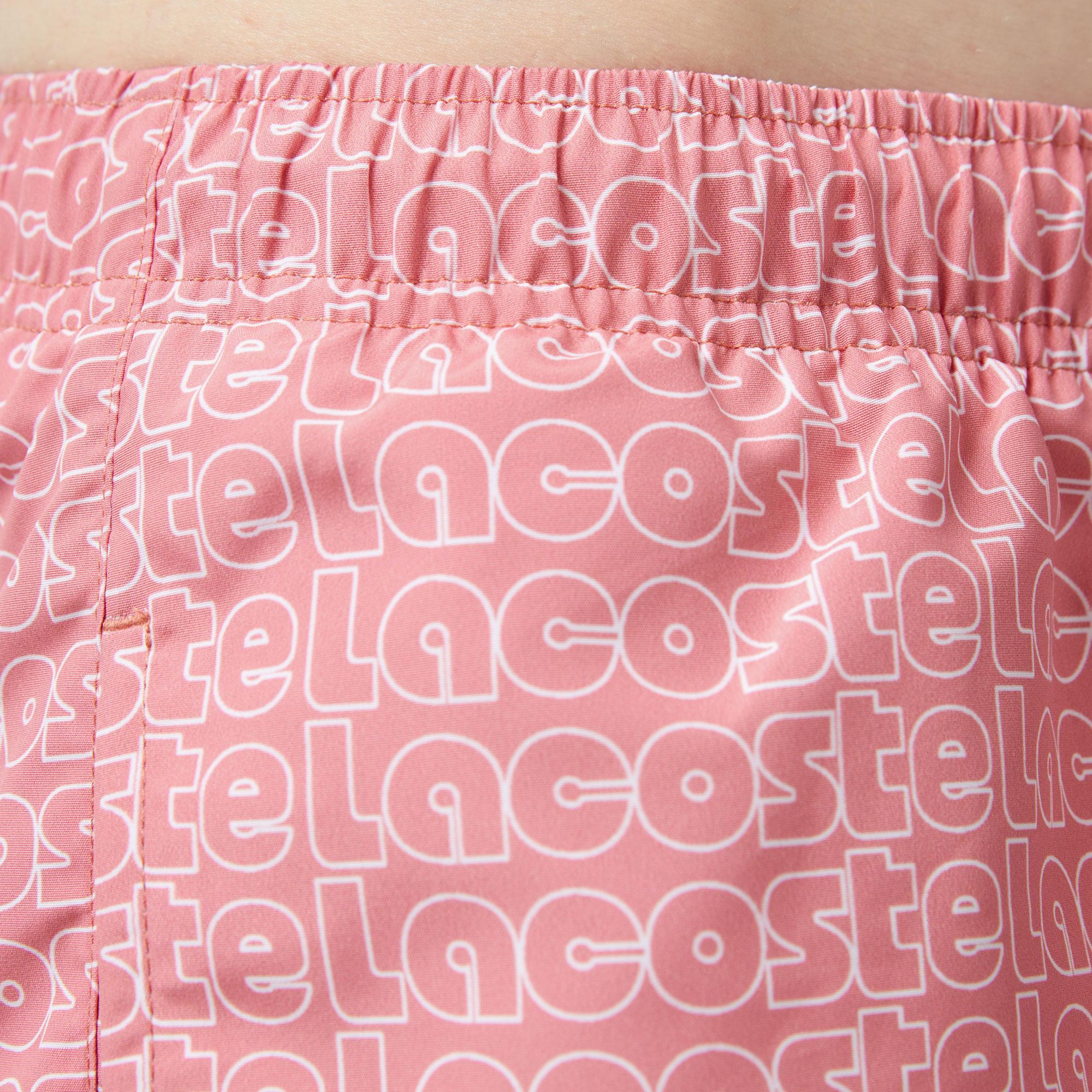 Erkek Desenli Pembe Mayo Şort