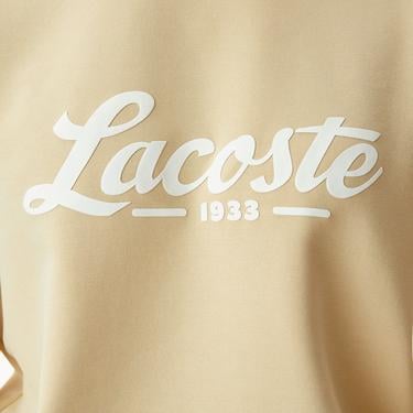 Lacoste Classic Kadın Bej Eşofman Üstü
