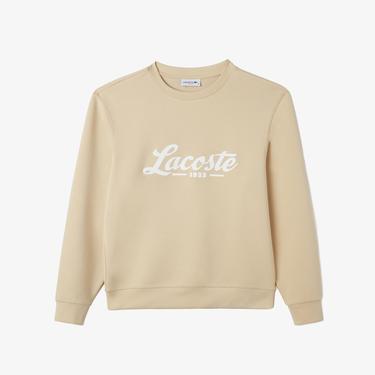  Lacoste Classic Kadın Bej Eşofman Üstü