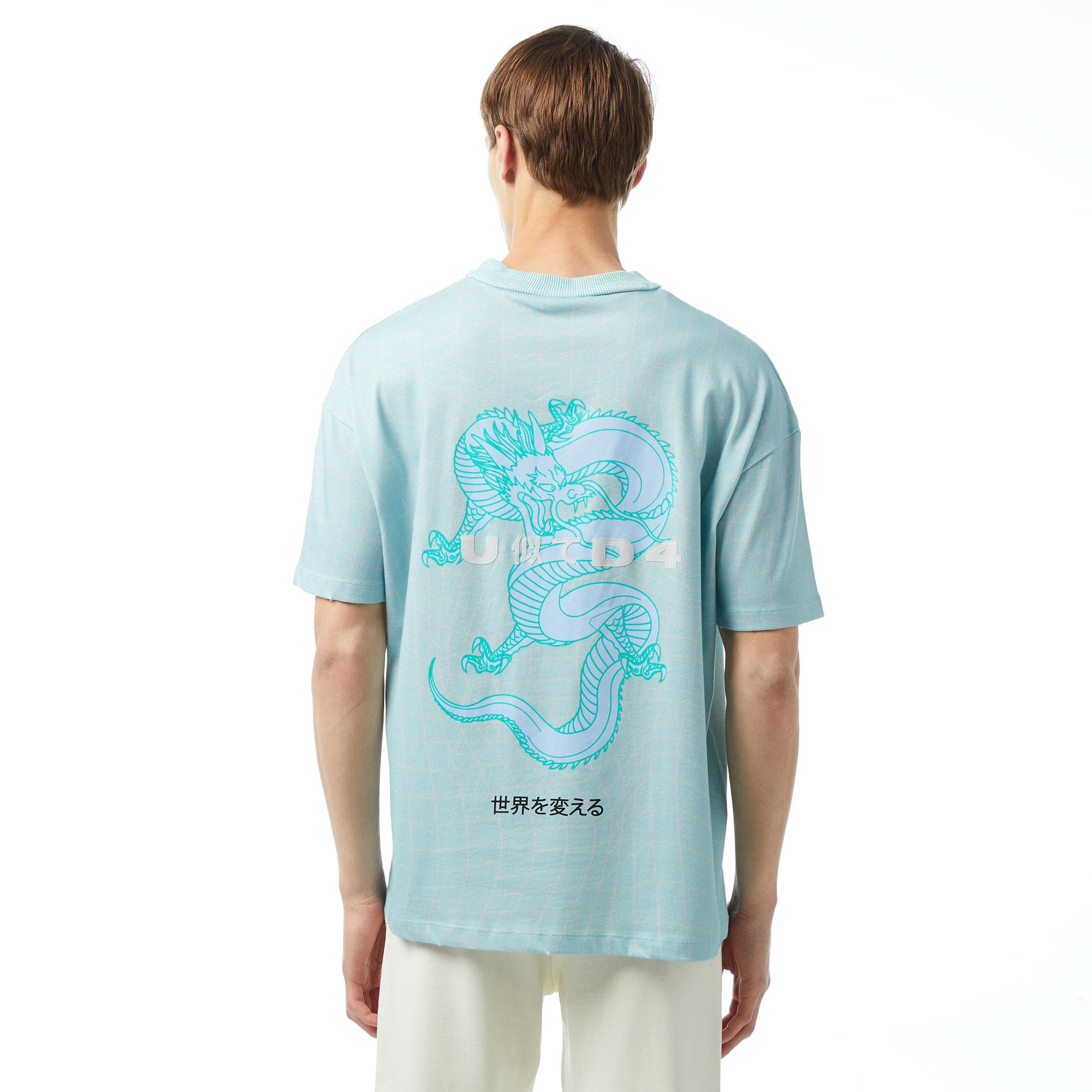 UNITED4 Erkek Mavi T-Shirt