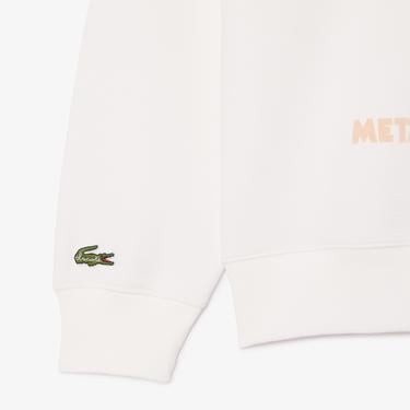  Lacoste Classic Unisex Beyaz Sweatshirt