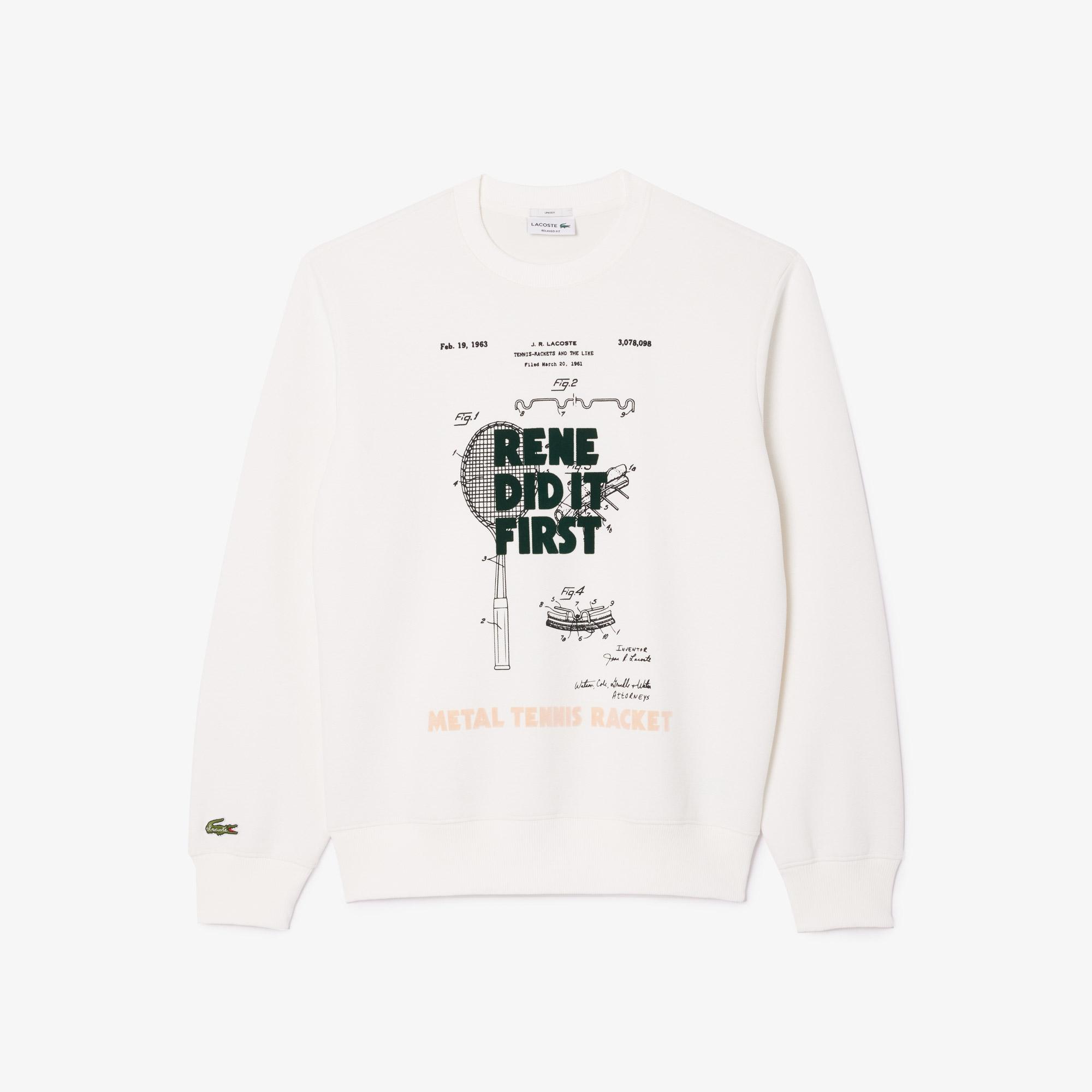 Lacoste Classic Unisex Beyaz Sweatshirt