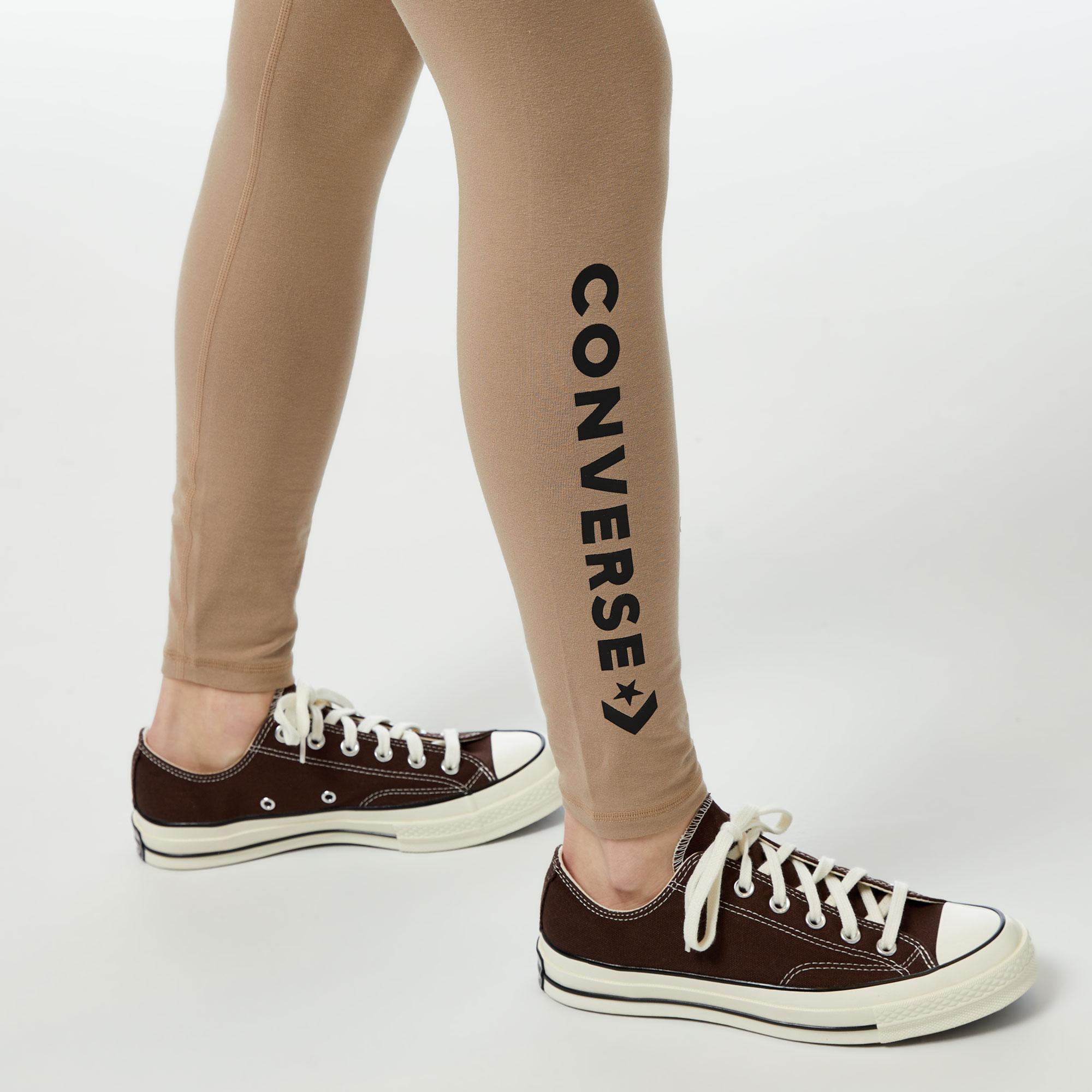 Converse Wordmark Kadın Bej Tayt