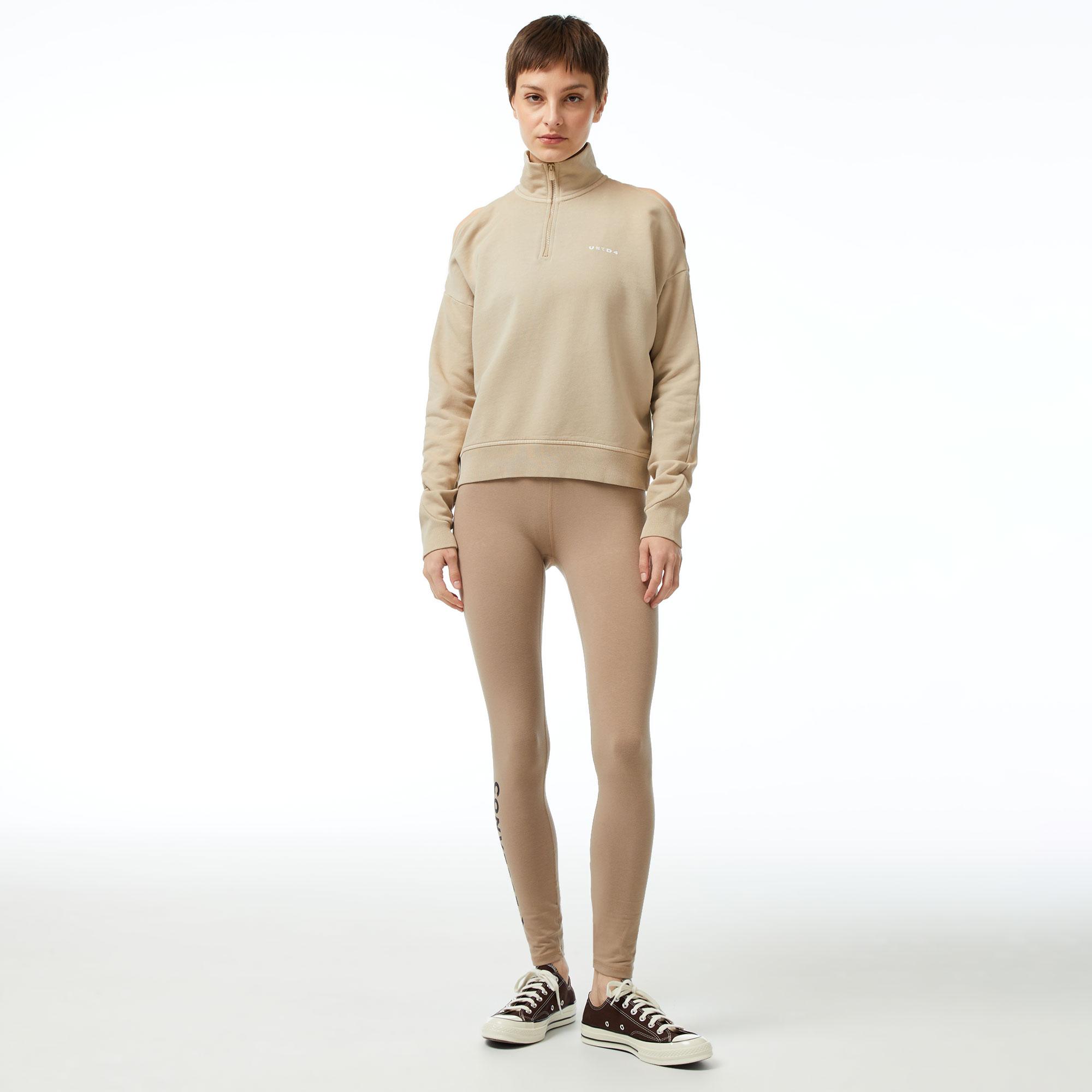 UNITED4 Classic Kadın Krem Sweatshirt