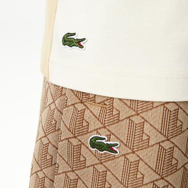  Lacoste Erkek Beyaz T-Shirt