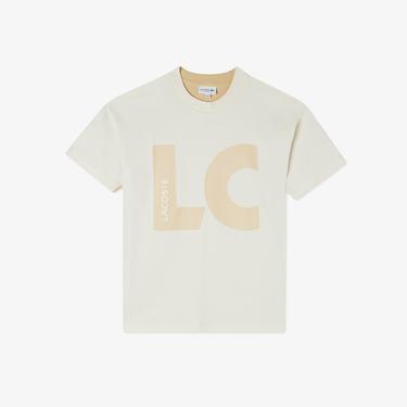  Lacoste Erkek Beyaz T-Shirt