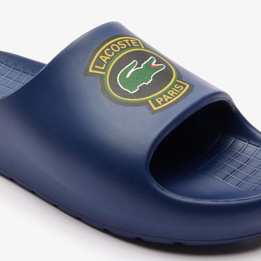  Lacoste Serve Slide 2.0 Logo Erkek Lacivert Terlik