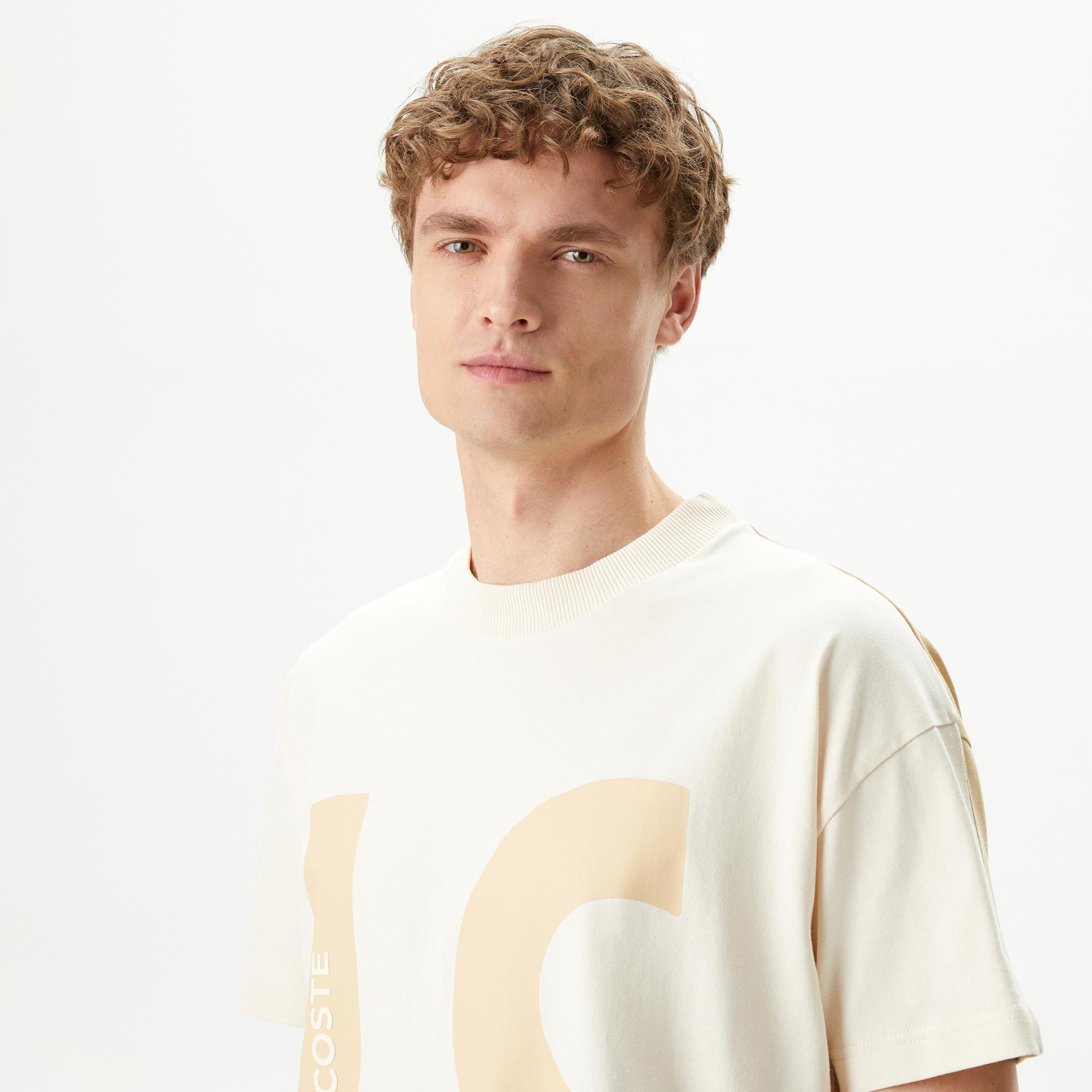 Lacoste Classic Erkek Beyaz T-Shirt