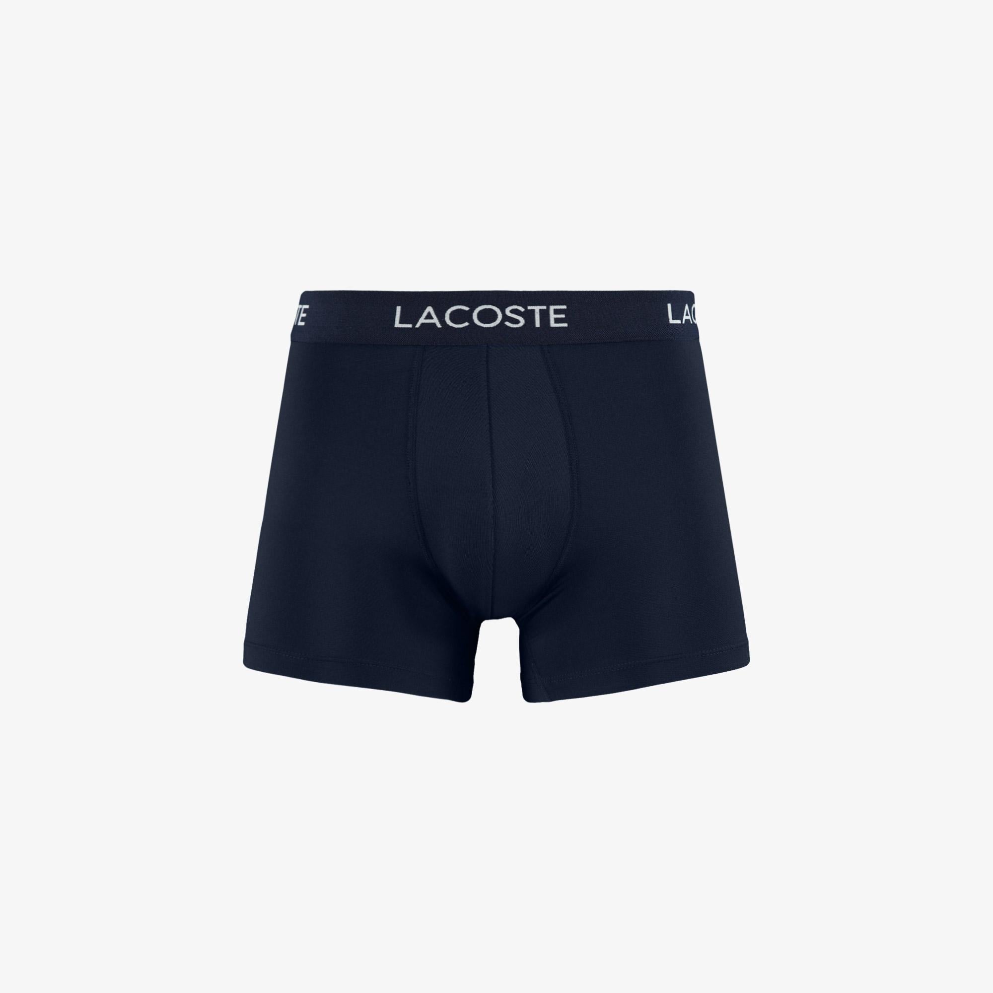 Lacoste Classic Erkek 3'lü Lacivert Boxer