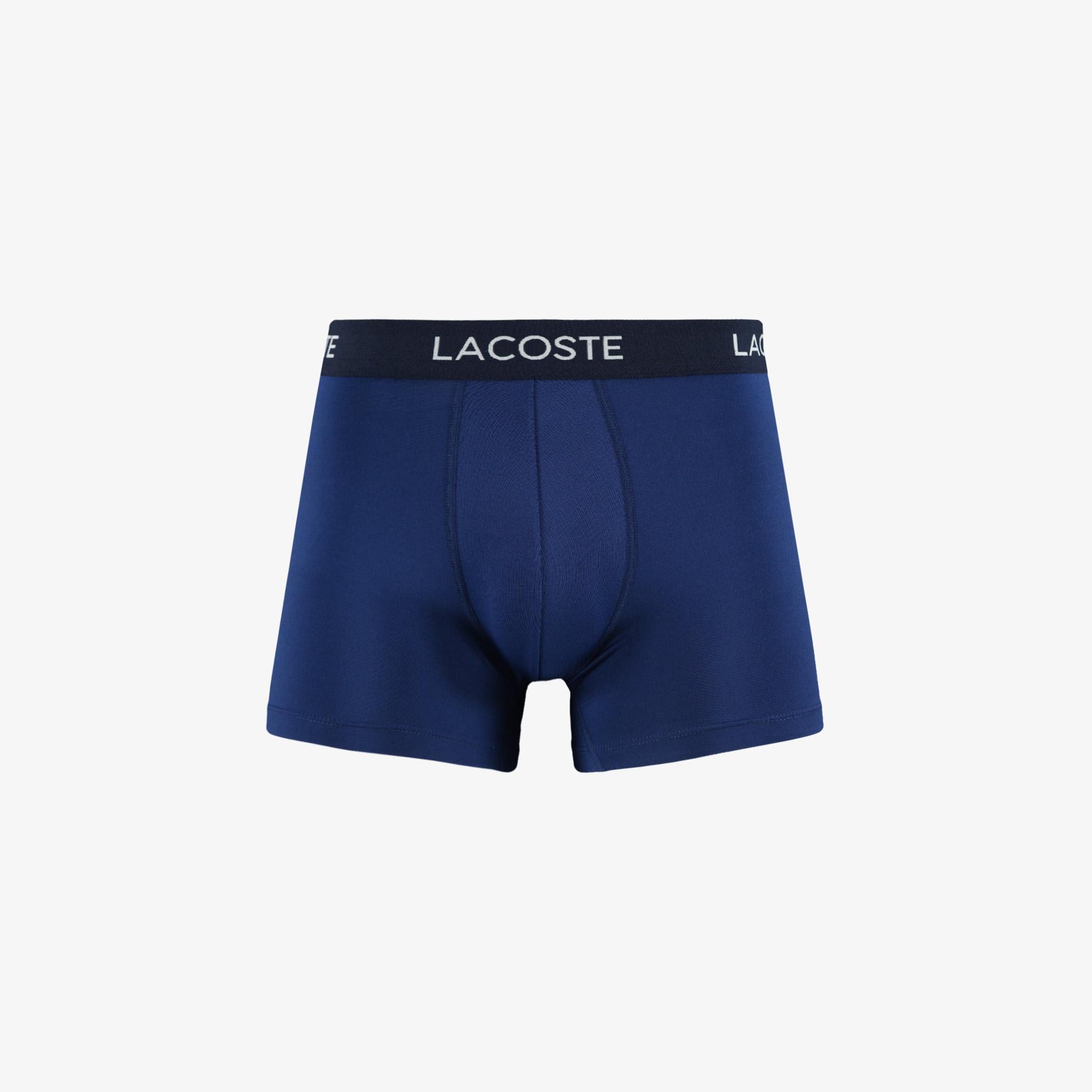 Lacoste Classic Erkek 3'lü Lacivert Boxer