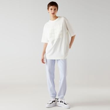  Lacoste Printed Kadın Mor Eşofman Altı