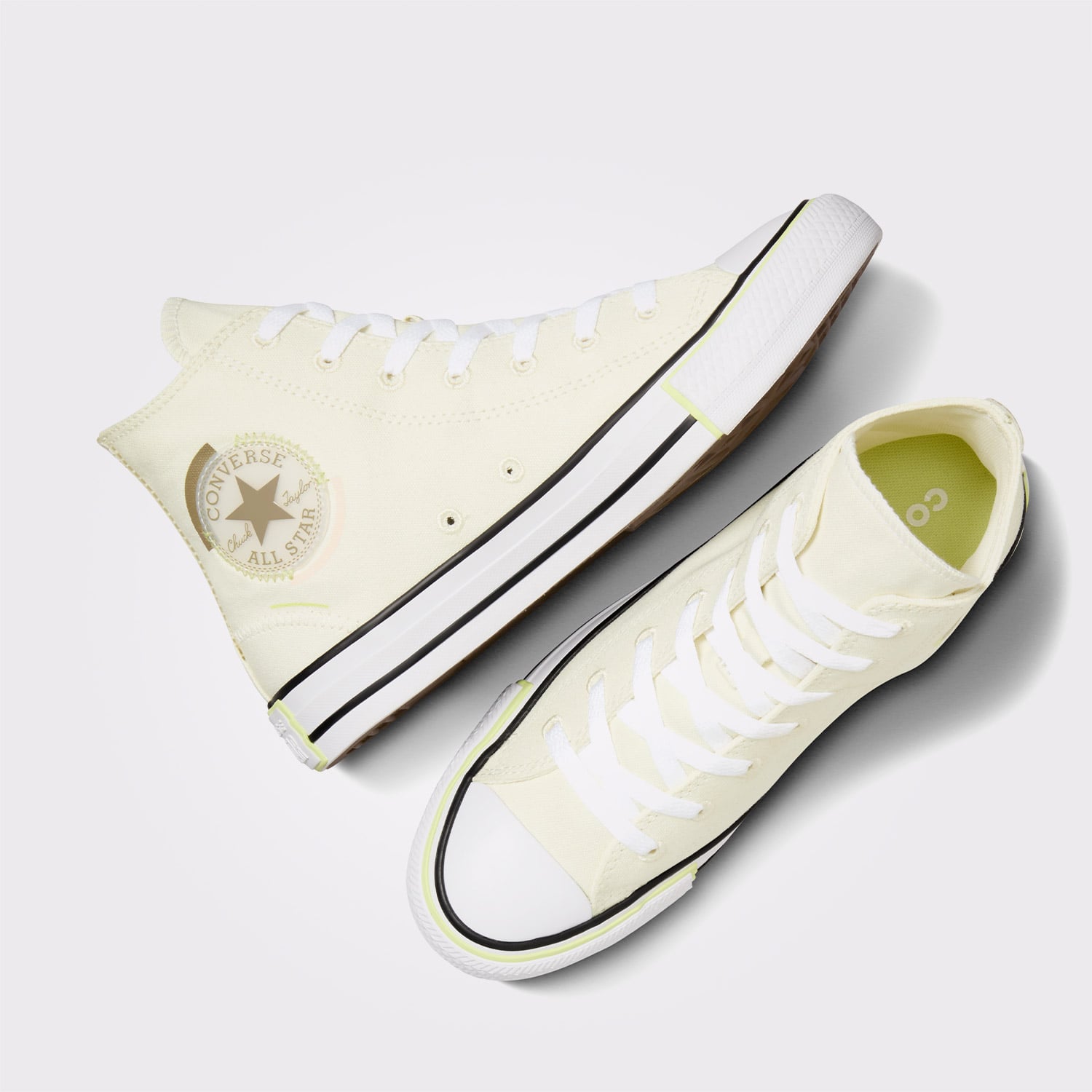Converse Chuck Taylor All Star Unisex Krem Sneaker - Görsel 5