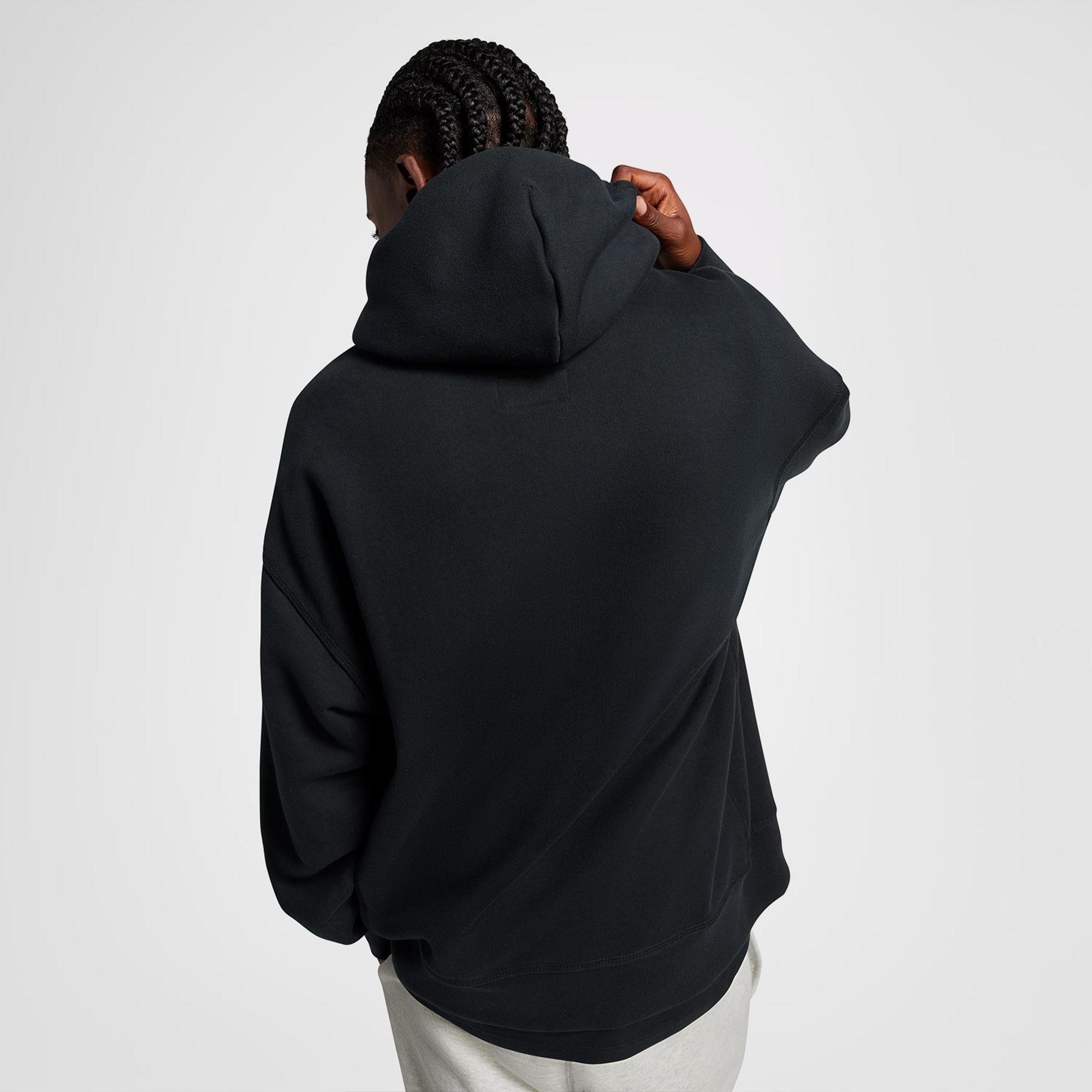 Converse Unisex Loose Fit Siyah Hoodie