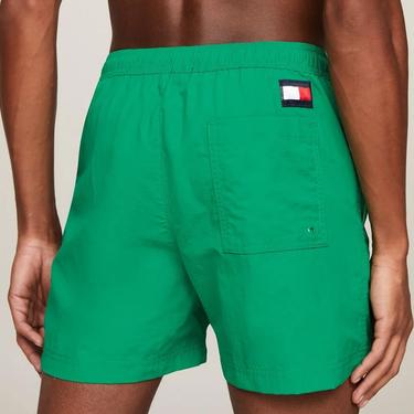  Tommy Hilfiger Sf Medium Drawstring Erkek Yeşil Deniz Şortu