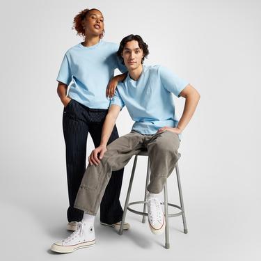  Converse Go To Unisex Mavi T-Shirt