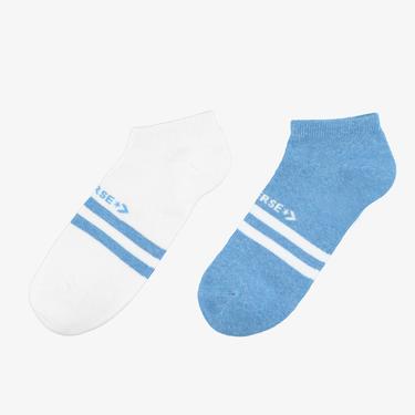  Converse Star Chevron Unisex 2'li Renkli Anklet Çorap