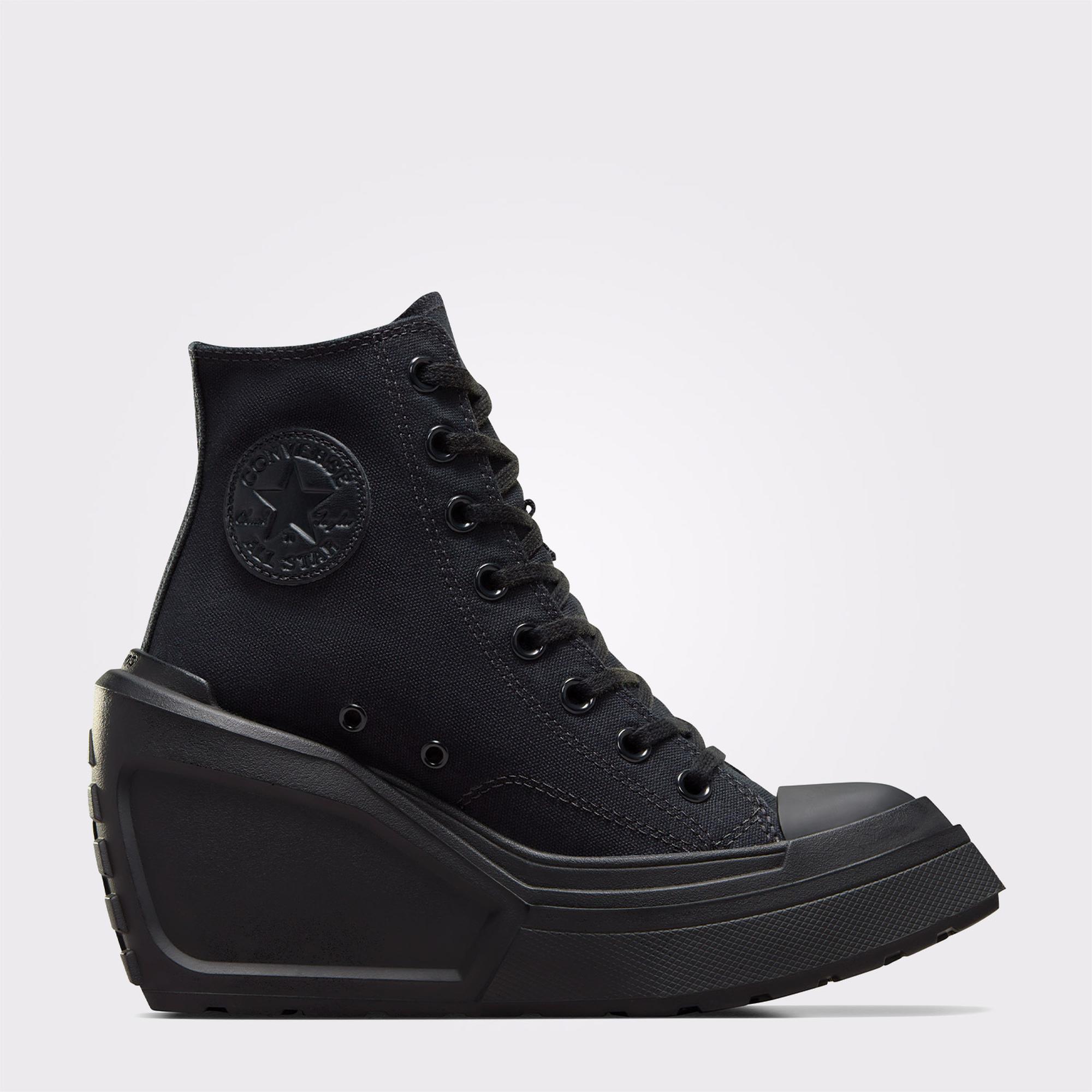 Converse Chuck 70 De Luxe Wedge Unisex Siyah Platform Sneaker
