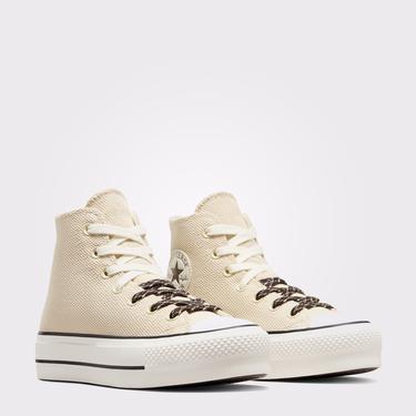  Converse Chuck Taylor All Star Lift Unisex Krem Platform Sneaker