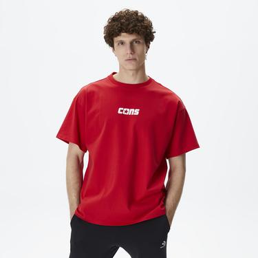  Converse One Star Erkek Kırmızı T-Shirt