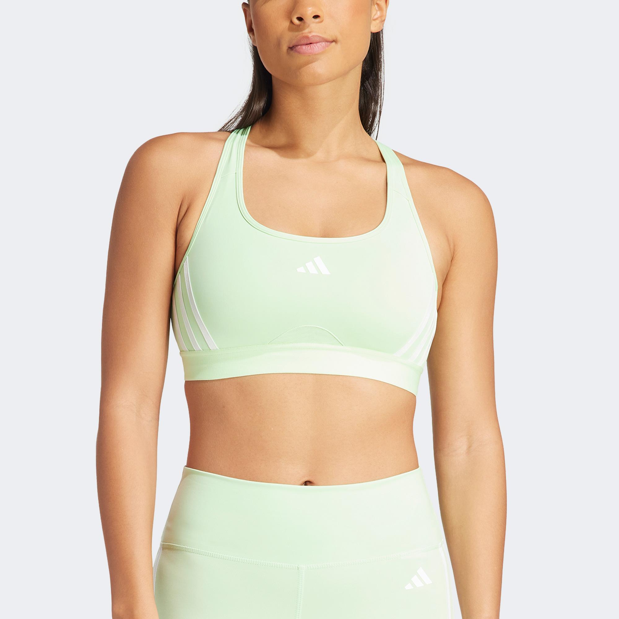 adidas Pwrct Ms 3S Bra Kadın Yeşil Antrenman Bra