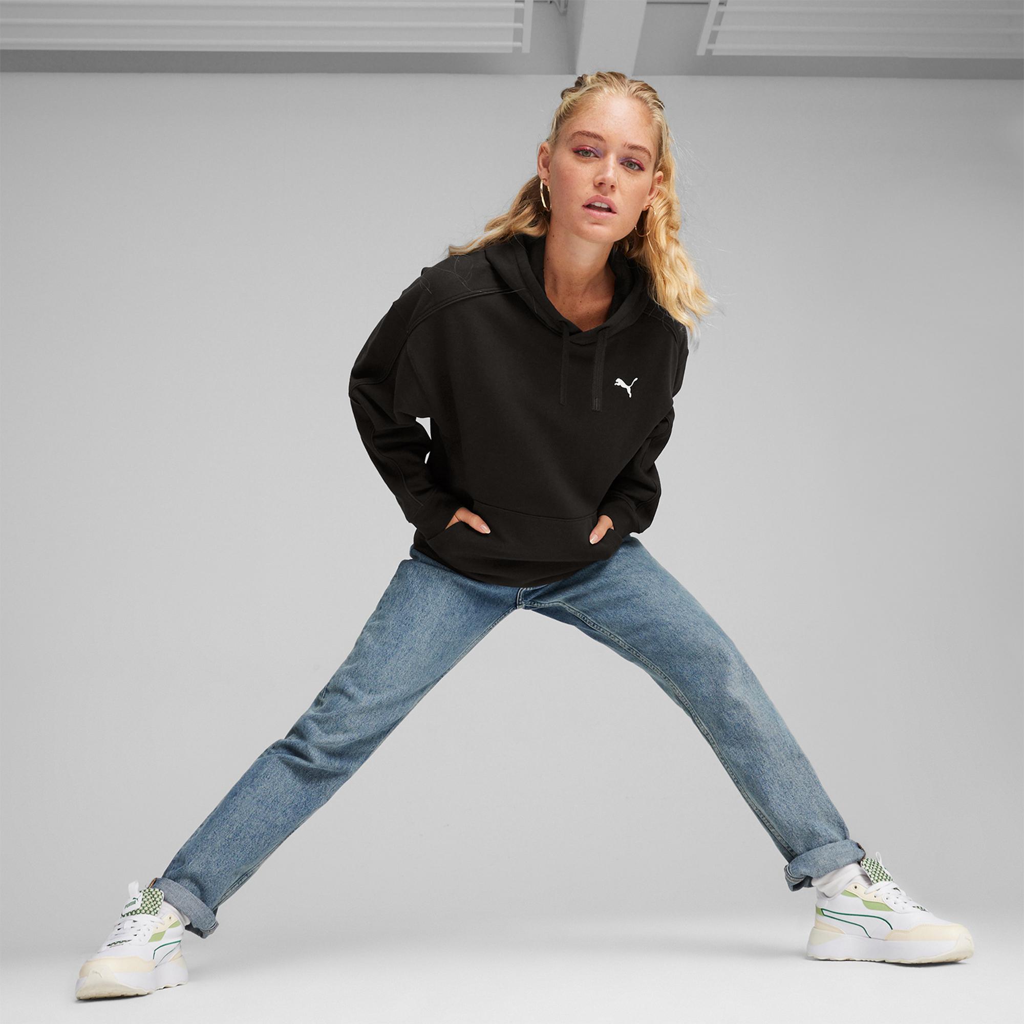 Puma Her Hoodie Tr Kadın Siyah Sweat