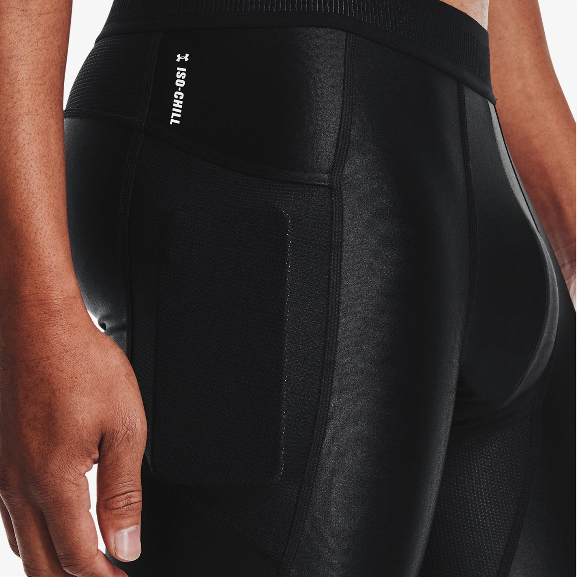 Under Armour Iso-Chill Erkek Siyah Antrenman Taytı