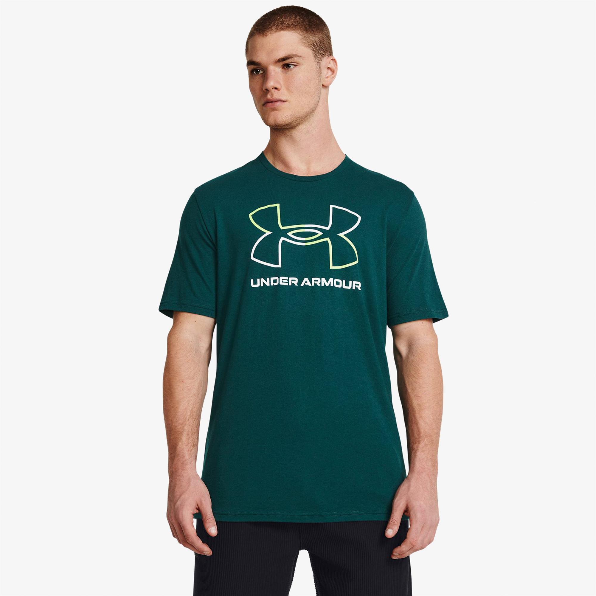 Under Armour Foundation Update Erkek Yeşil Günlük Antrenman T-Shirt